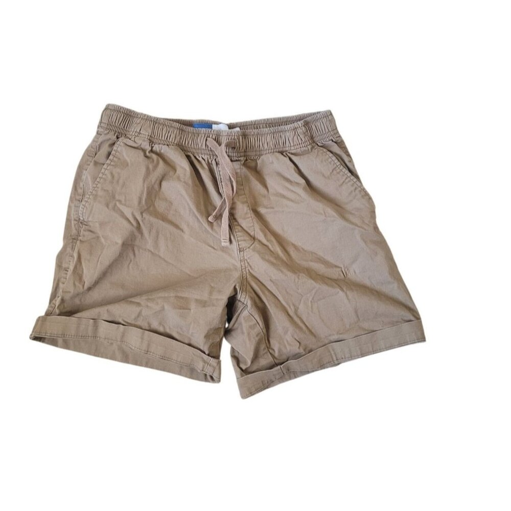 Old Navy Women's Jogger Built in Flex Light Brown Shorts Size S Elastic Waist